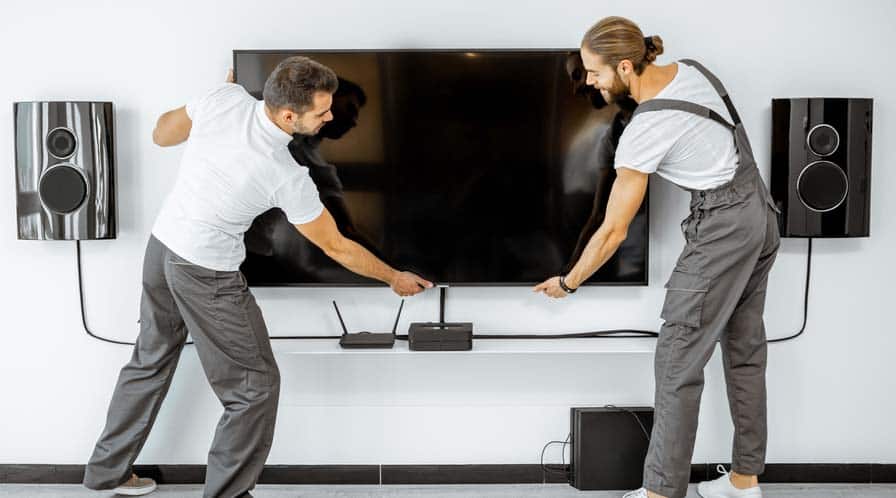 Mount a TV on a Concrete Wall Without Drilling