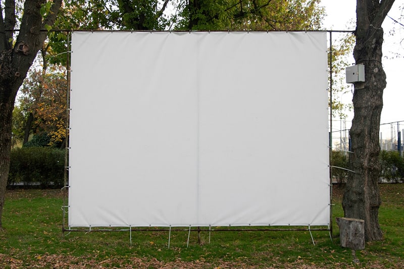 Use a sheet as a Projection Screen