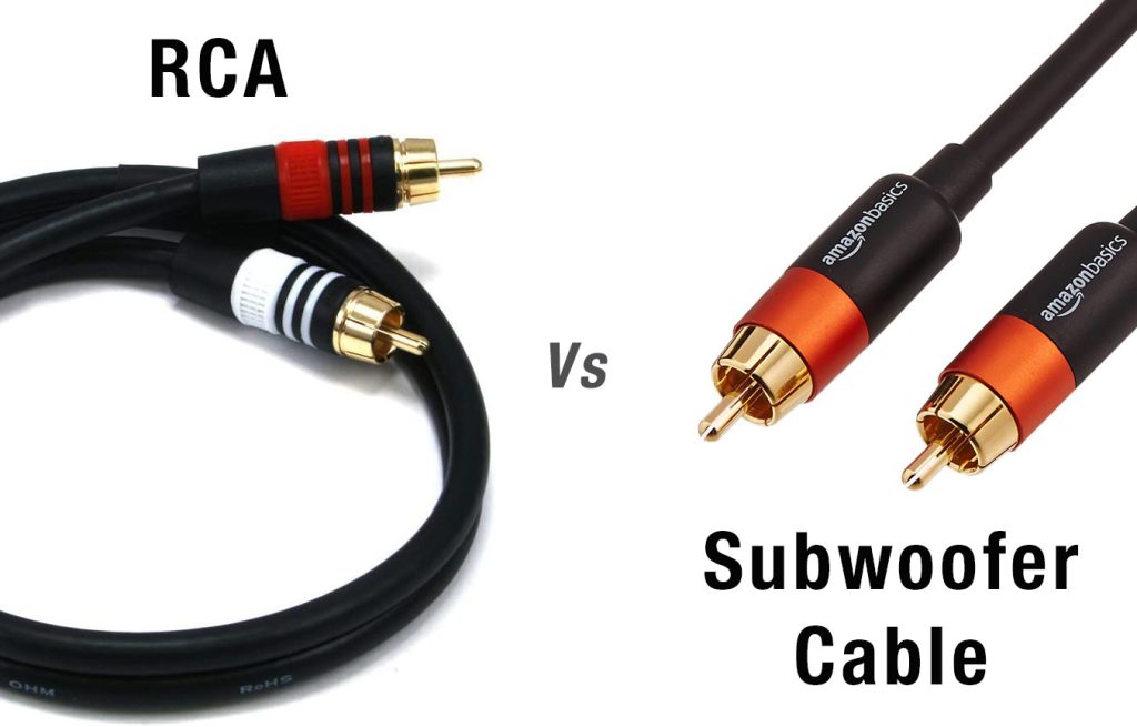 Subwoofer Cable vs RCA