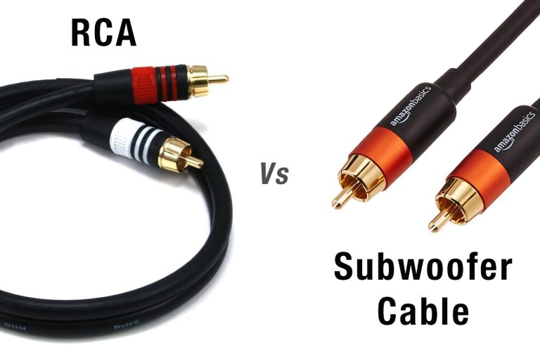 Subwoofer Cable vs RCA: Which is Better and Why?
